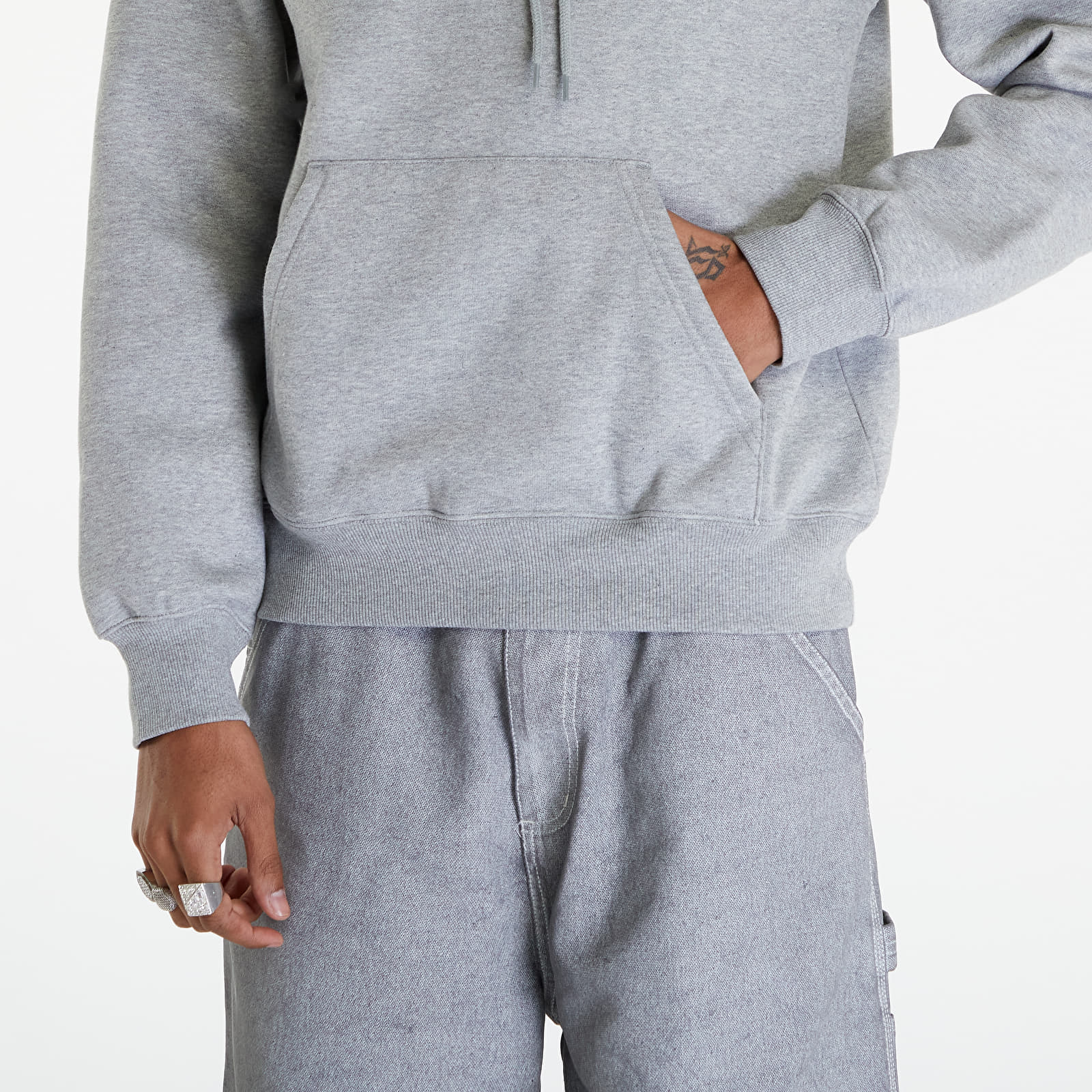 Bluzy Carhartt WIP Hoodie UNISEX Grey Heather/ Chervil