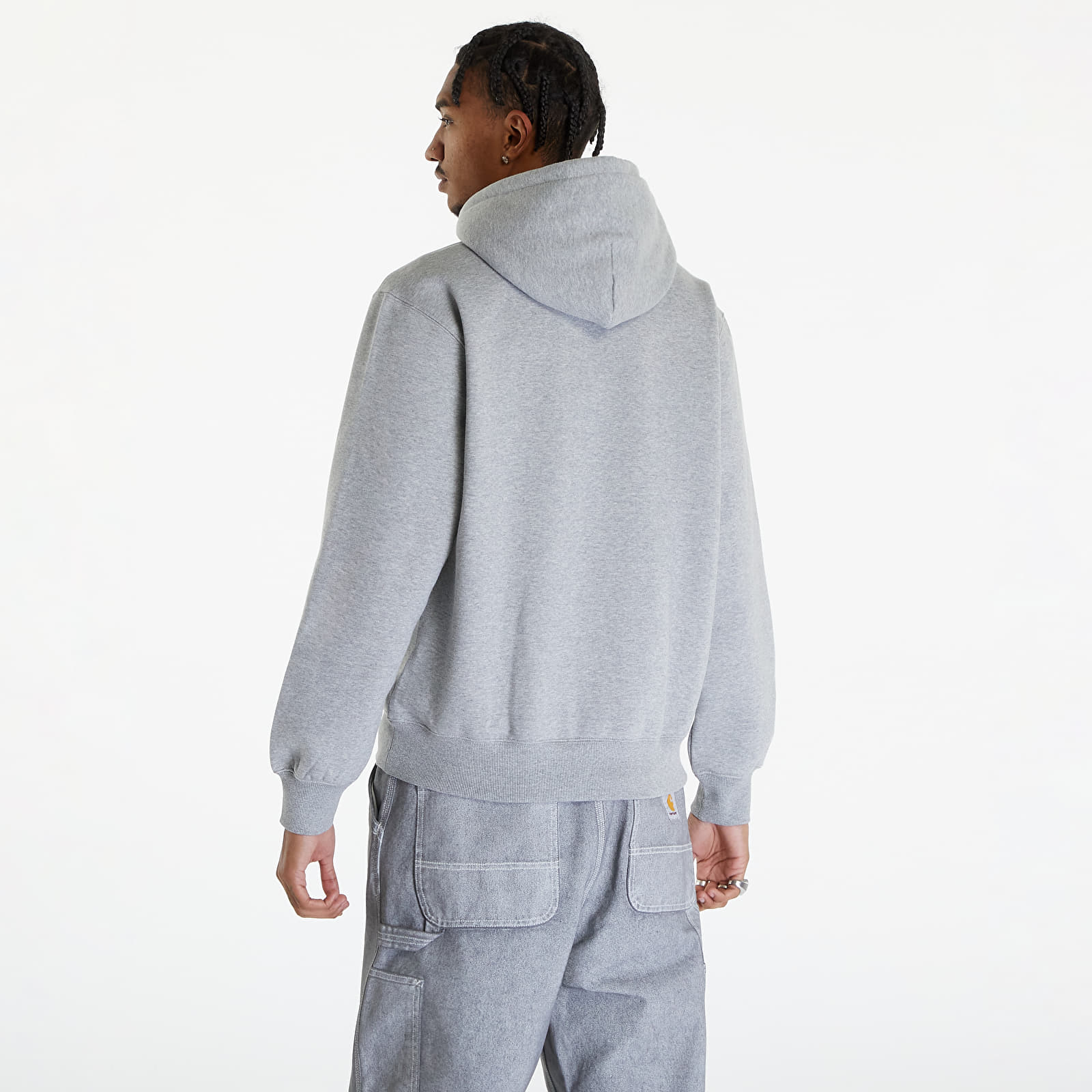 Bluzy Carhartt WIP Hoodie UNISEX Grey Heather/ Chervil