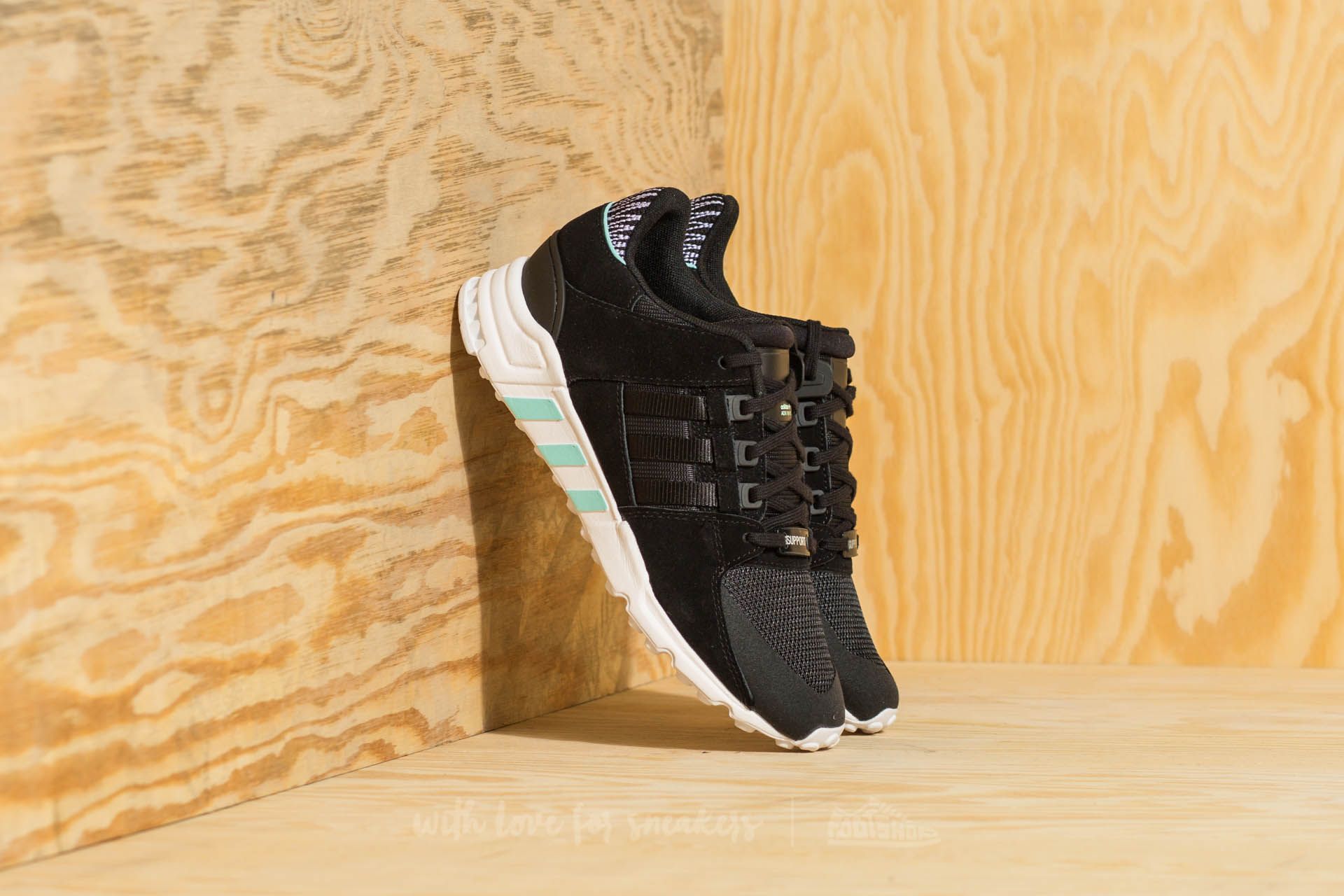 Women s shoes adidas EQT Support RF W Core Black Core Black Ftw White Footshop
