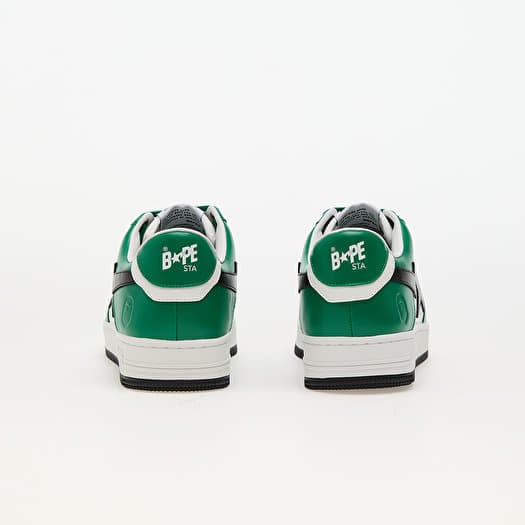 Green bape shoes sales