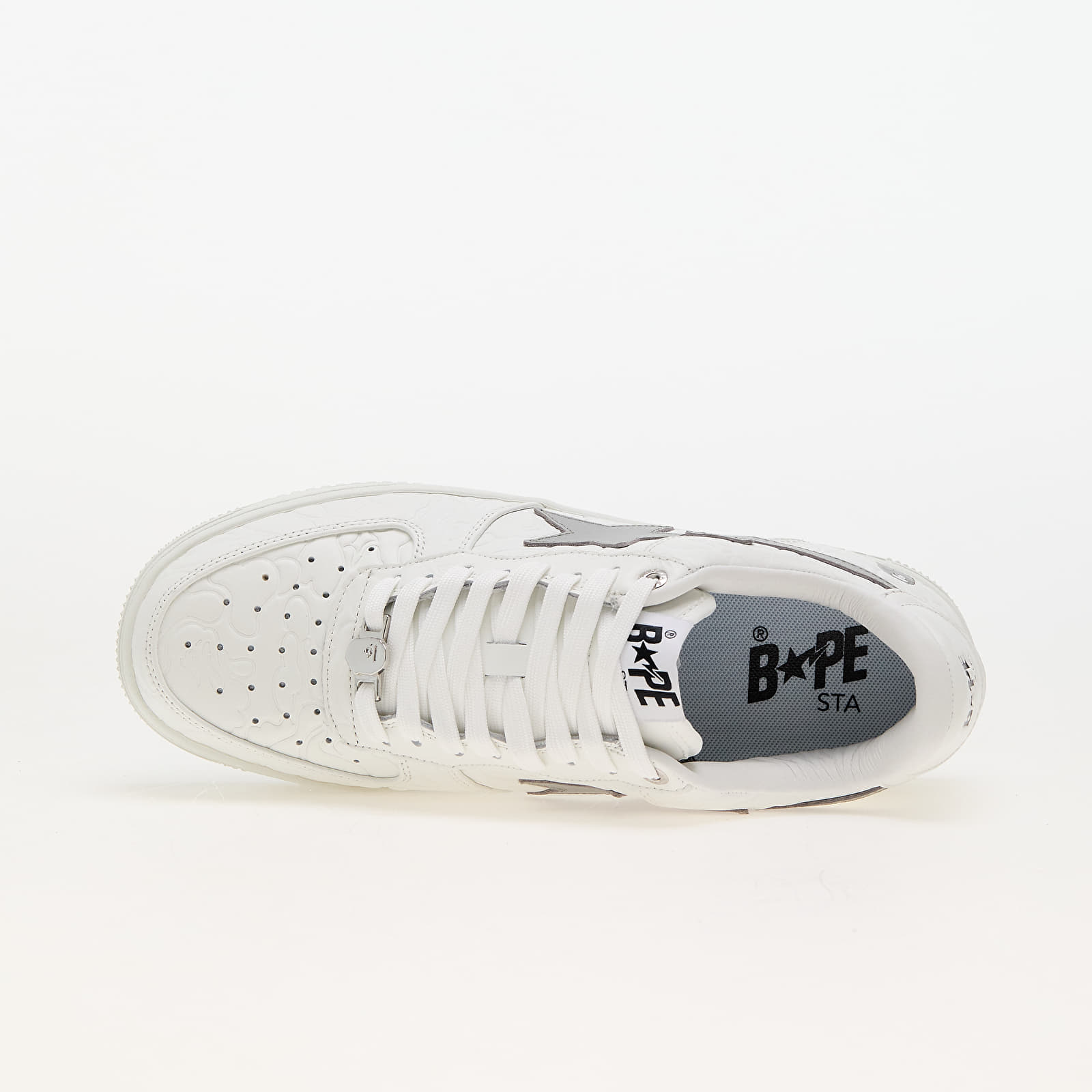 Încălțăminte și sneakerși pentru bărbați A BATHING APE Bape Sta 3 M1 White