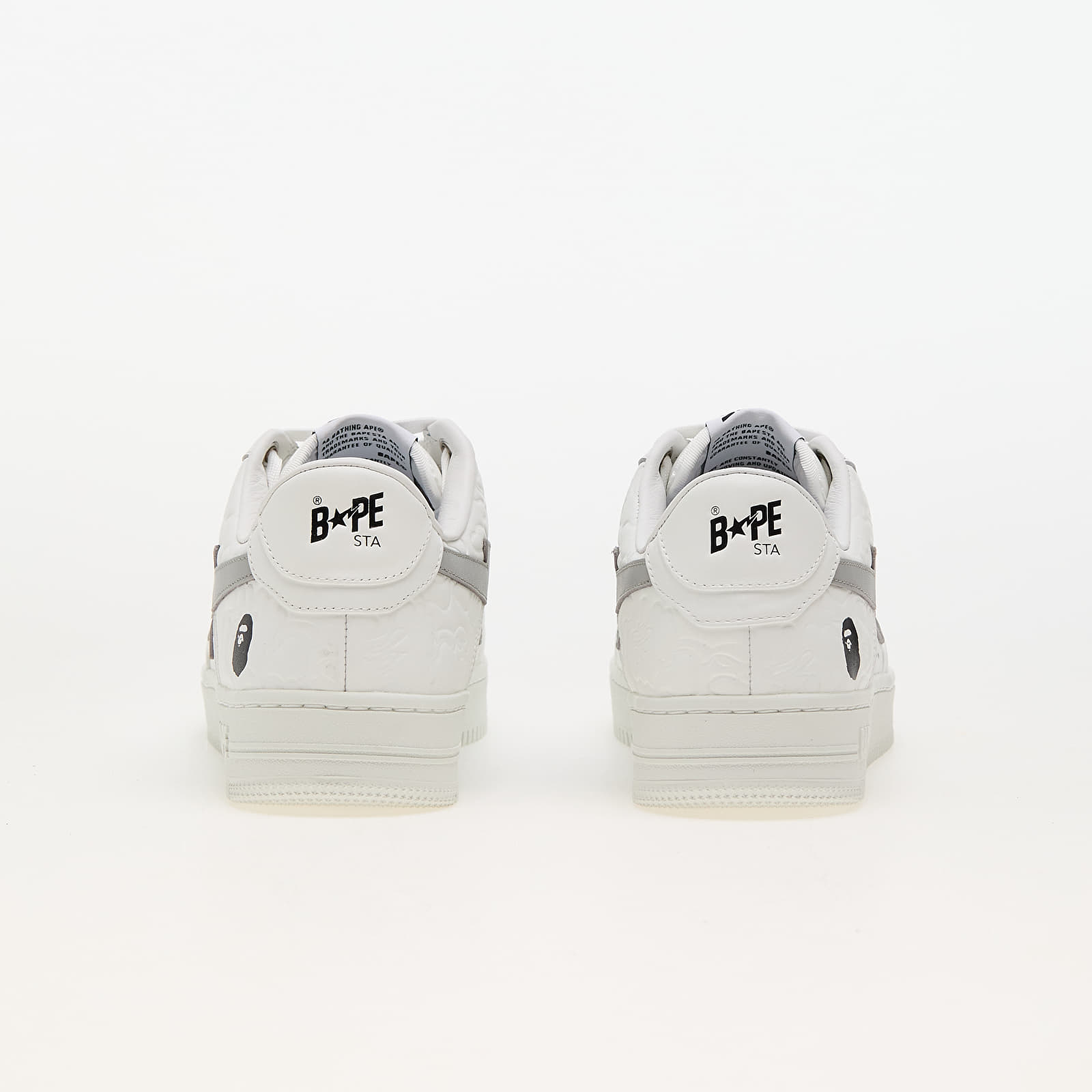Încălțăminte și sneakerși pentru bărbați A BATHING APE Bape Sta 3 M1 White