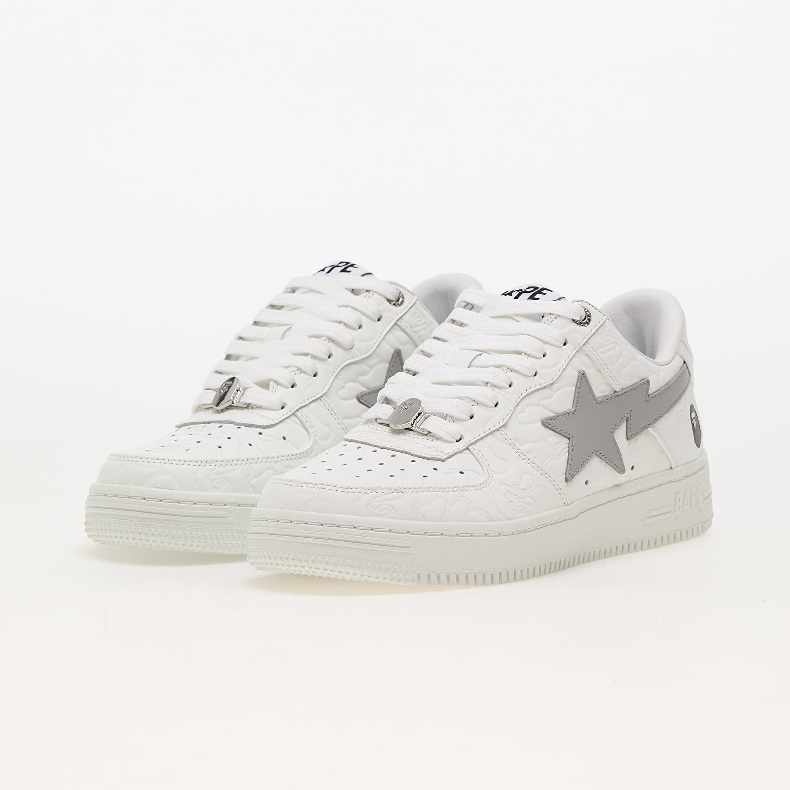 Încălțăminte și sneakerși pentru bărbați A BATHING APE Bape Sta 3 M1 White