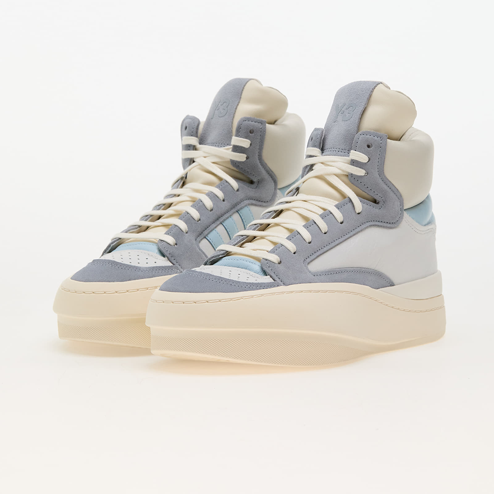 Ανδρικά παπούτσια Y-3 Centennial High Off White/ Light Grey/ Crew White