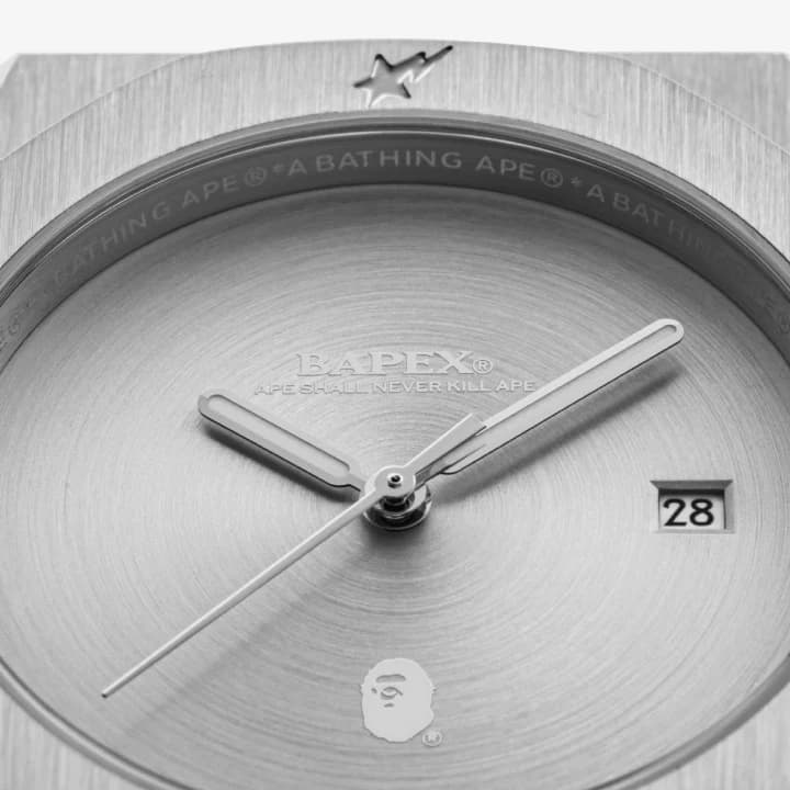 Satovi A BATHING APE Type Tbc Bapex 1 Watches Silver