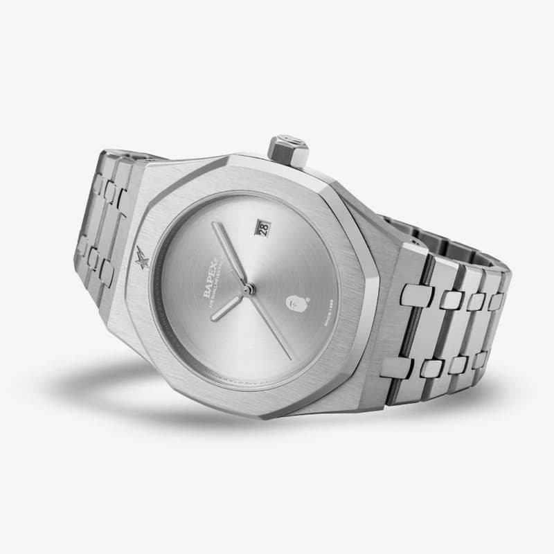 Satovi A BATHING APE Type Tbc Bapex 1 Watches Silver
