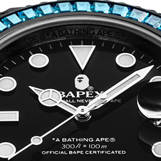 Watches A BATHING APE Type 1 Bapex Crystal Stone Watches