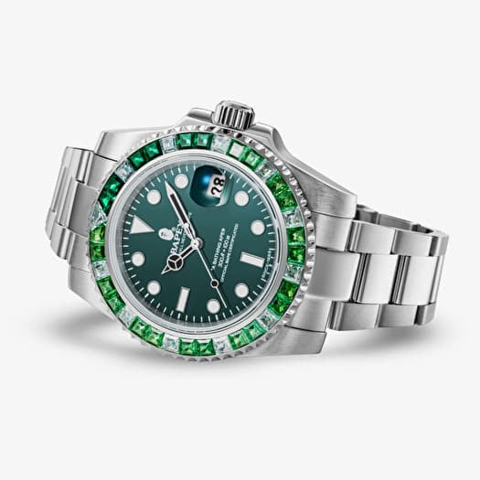 Watches A BATHING APE Type 1 Bapex Crystal Stone Watches Green Footshop