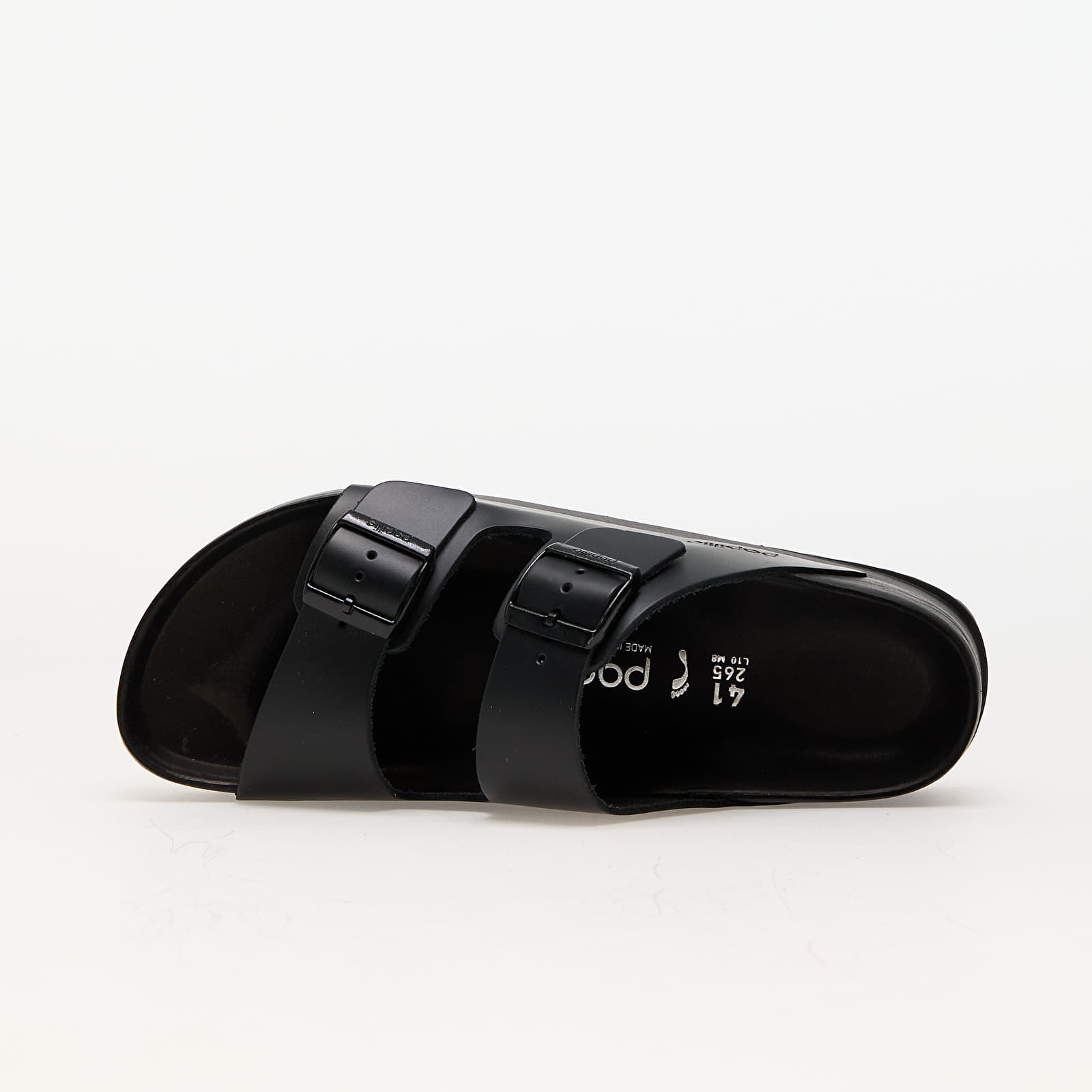 Buty damskie Birkenstock Arizona PAP Flex Platform Natural Leather Black