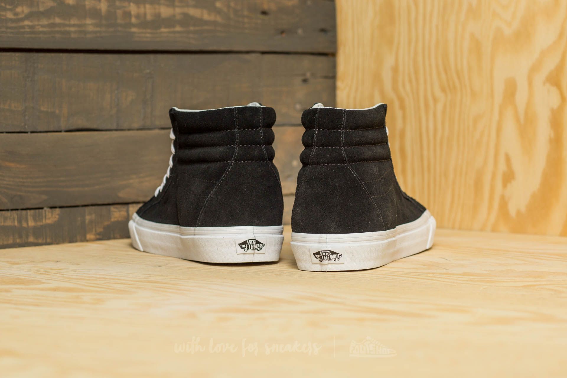 Men s shoes Vans SK8 Hi Reissue 2 Tone Birch Black Footshop