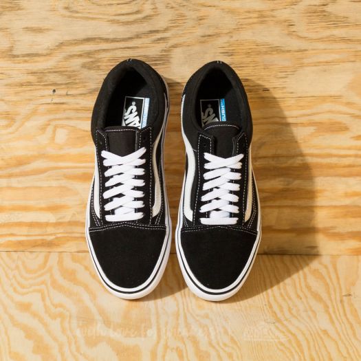 Vans old skool top lite (suede/canvas) black/white