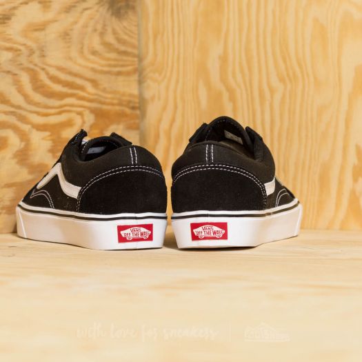 Vans old skool lite (suede/canvas) black/white new arrivals