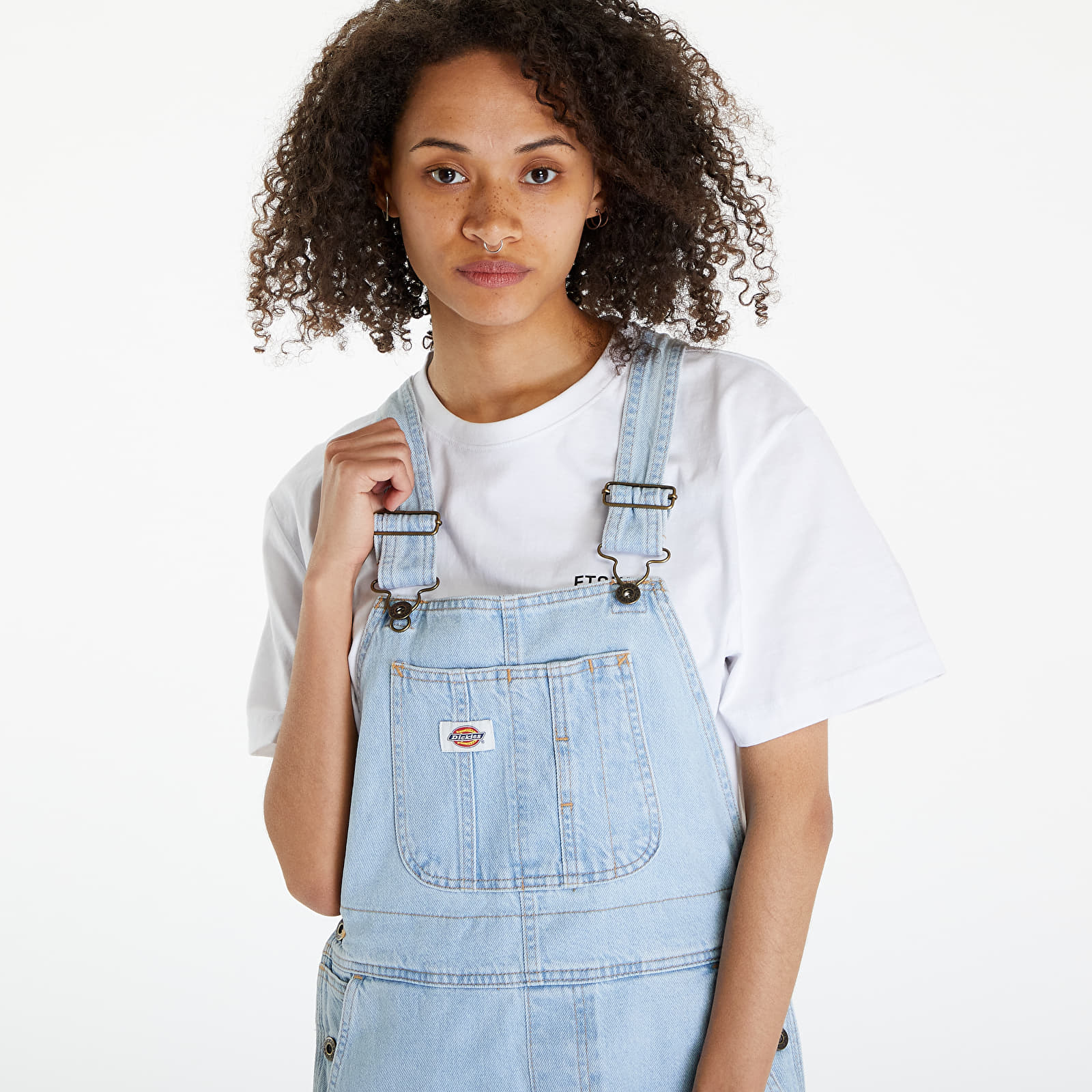 Παντελόνια και τζιν Dickies Classic Denim Bib Vintage Blue