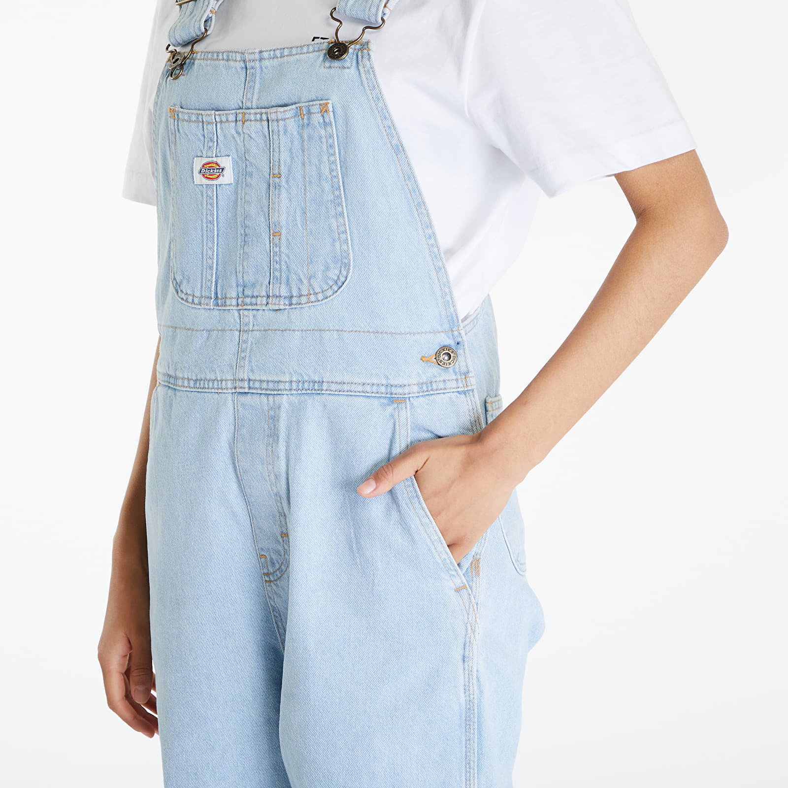 Παντελόνια και τζιν Dickies Classic Denim Bib Vintage Blue