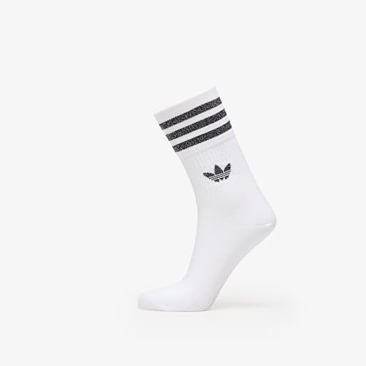 White glitter adidas top