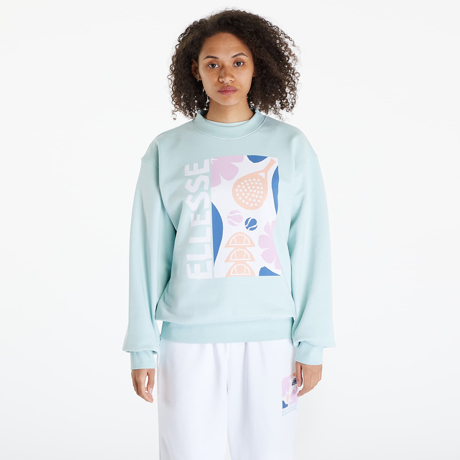 Női kapucnis pulcsik Ellesse Rosiello Sweatshirt Light Green