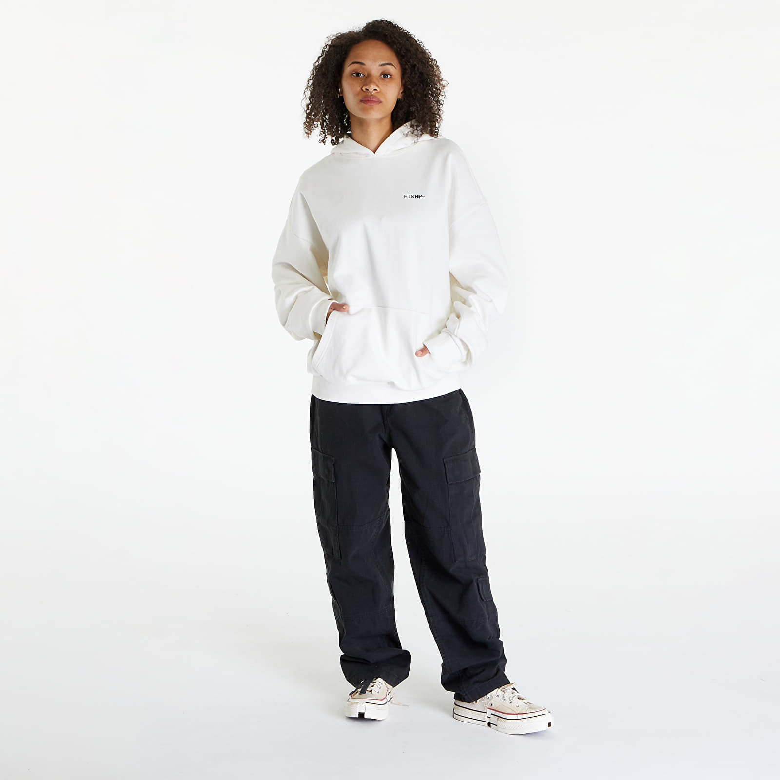 Mikiny FTSHP x Club De Sport Métronome Hoodie UNISEX Off White