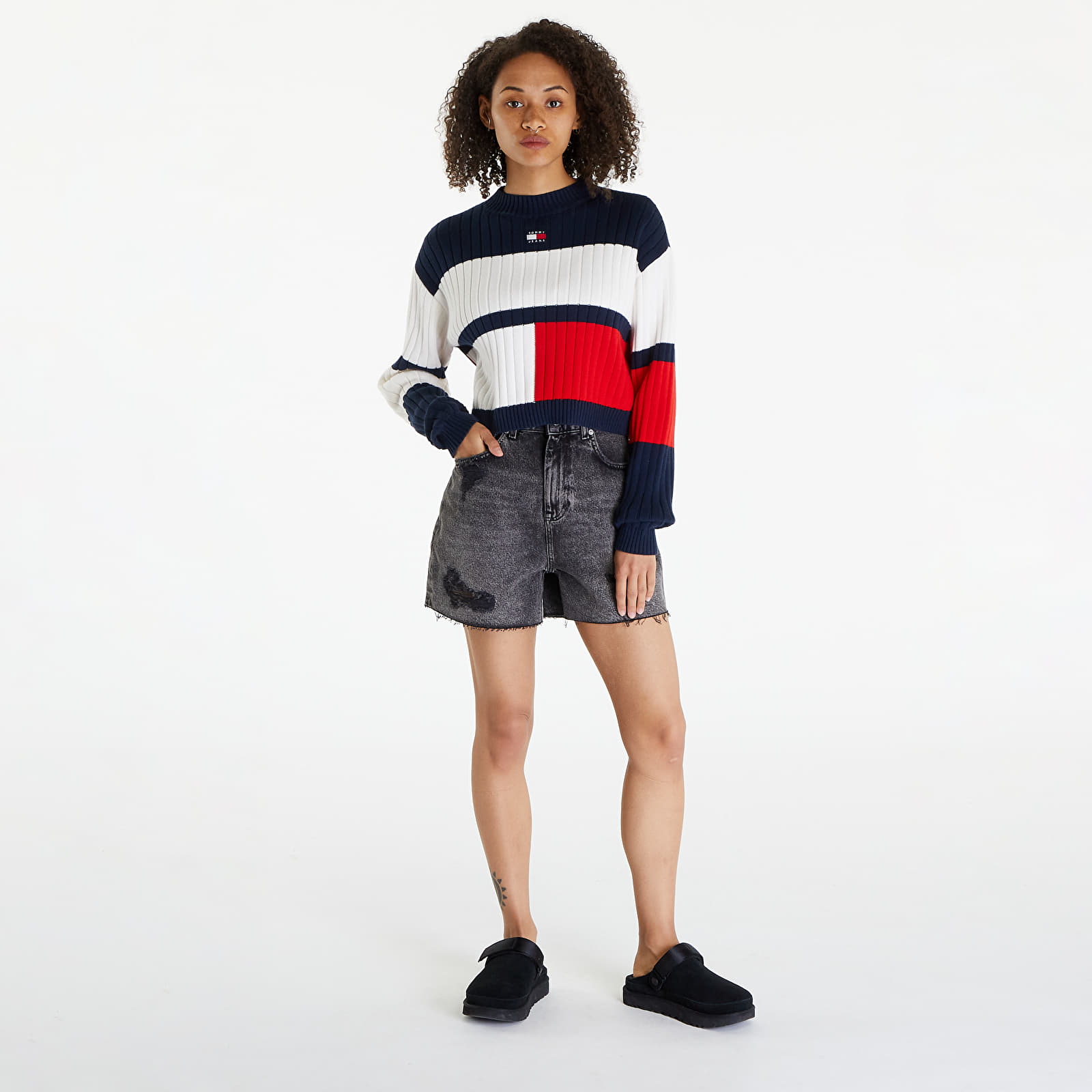 Szorty Tommy Jeans Mom Uh Short Denim