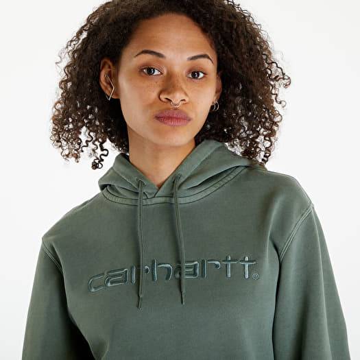 Sweatjacken und Sweatshirts Carhartt WIP Duster Hoodie UNISEX Park Garment  Dyed | Footshop