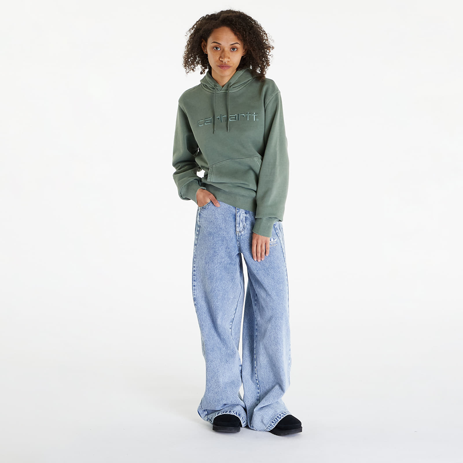 Hoodies e sweatshirts Carhartt WIP Duster Hoodie UNISEX Park Garment Dyed