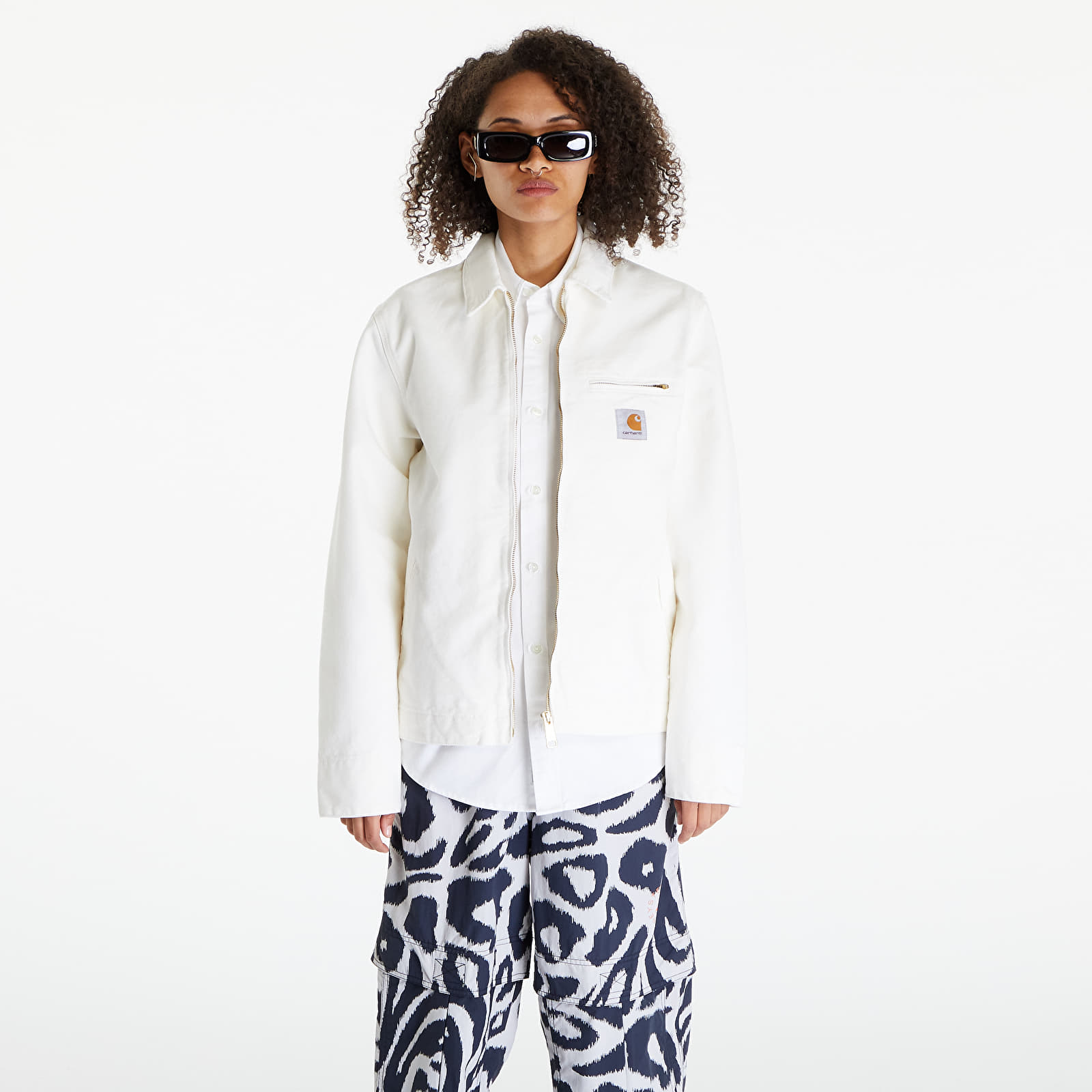 Kurtki Carhartt WIP Detroit Jacket UNISEX Wax/ Wax Rinsed