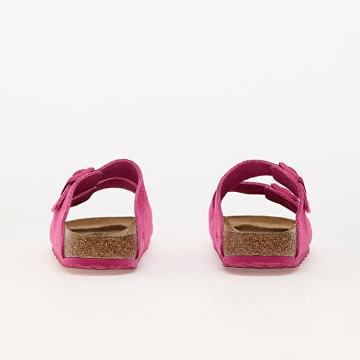 Women s shoes Birkenstock Arizona Suede Leather Fuchsia Tulip Footshop