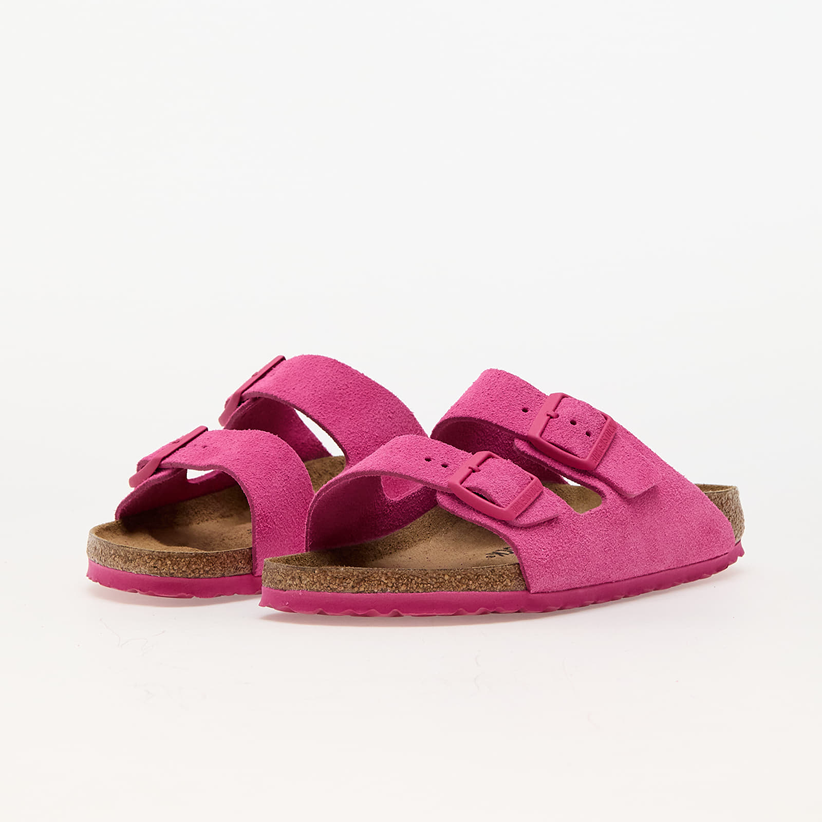 Γυναικεία παπούτσια Birkenstock Arizona Suede Leather Fuchsia Tulip