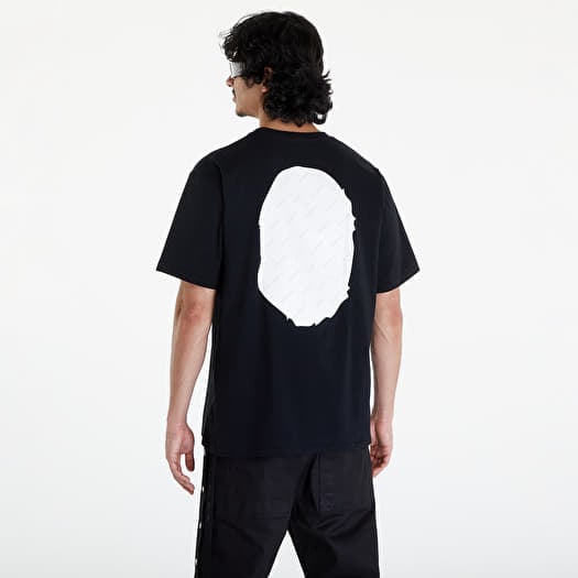 BAPE ブラックTシャツ アベイシングエイプ A Bathing Ape CAMO COLLEGE TEE-カモ