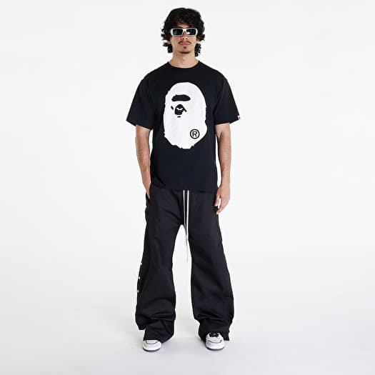 T-shirts A BATHING APE Bape Hexagram Big Ape Head Tee Black