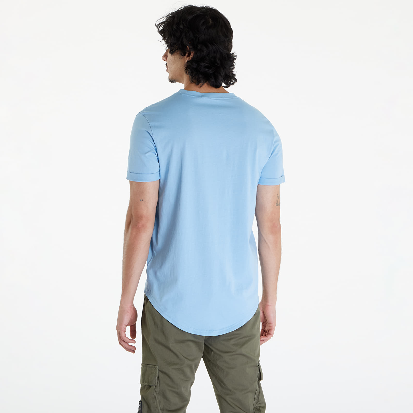 Majice T-shirt Calvin Klein Jeans Cotton Badge T-Shirt Dusk Blue
