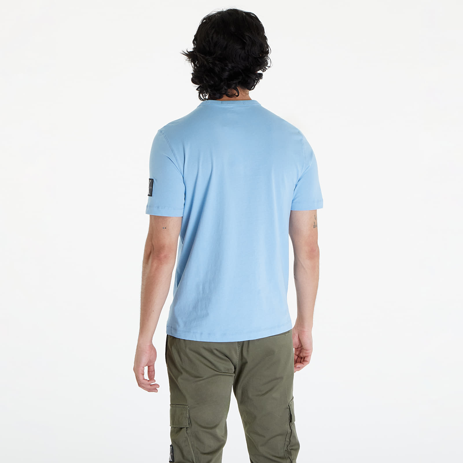 Trička Calvin Klein Jeans Badge Regular T-Shirt Dusk Blue
