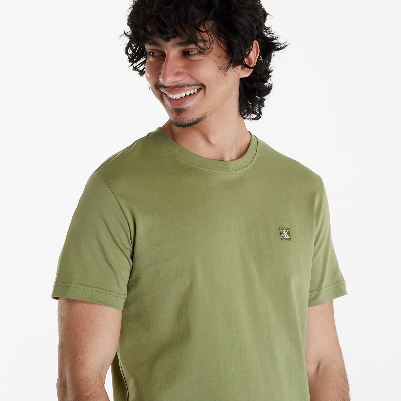 T-skjorter Calvin Klein Jeans Ck Embro Badge T-Shirt Dark Juniper