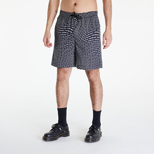 Šortky Calvin Klein Jeans Aop Shorts Black
