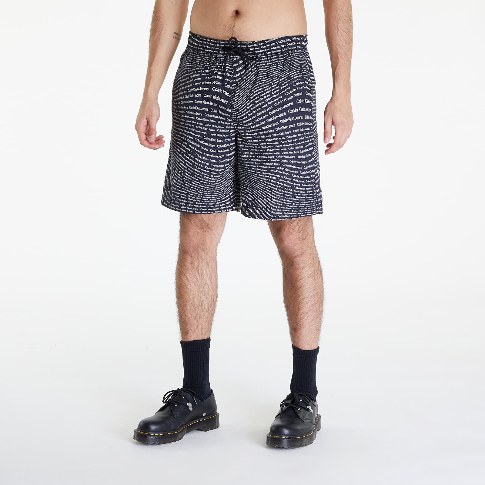 Kraťasy Calvin Klein Jeans Aop Shorts Black