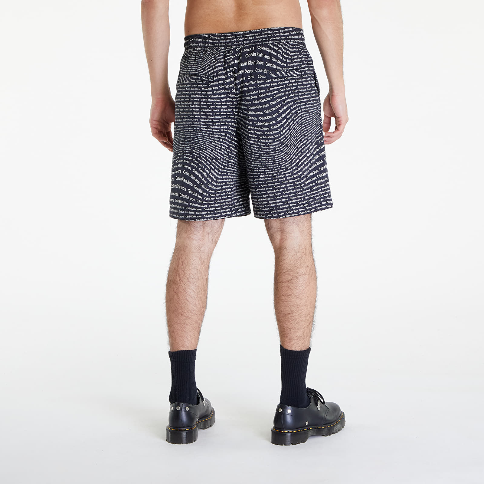 Kraťasy Calvin Klein Jeans Aop Shorts Black