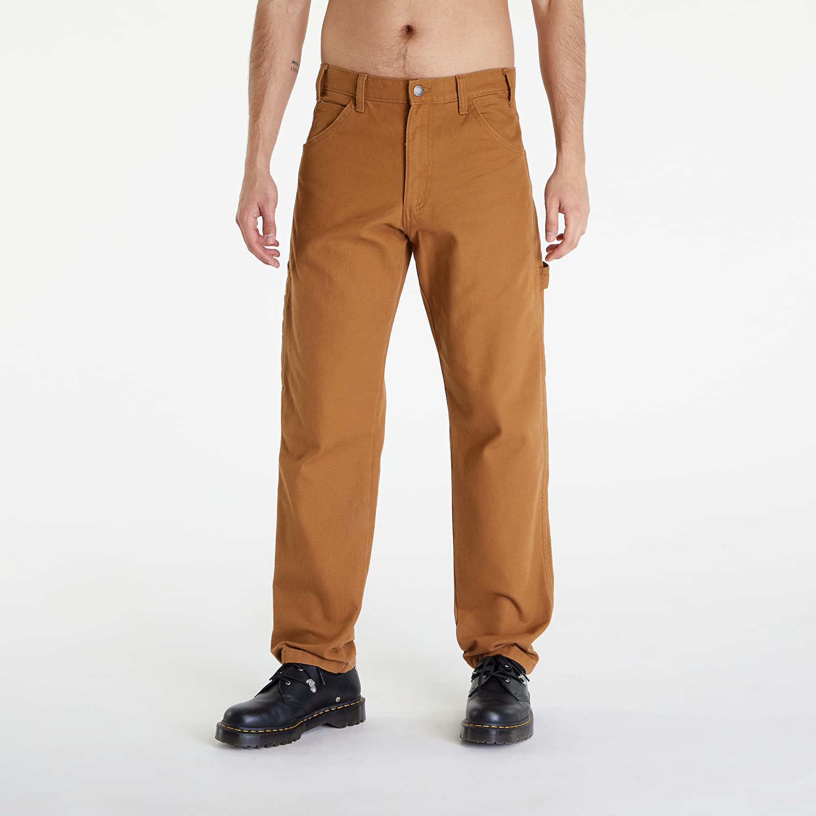 Pants and jeans Dickies Duck Canvas Carpenter Trousers Stone Washed Brown Duck