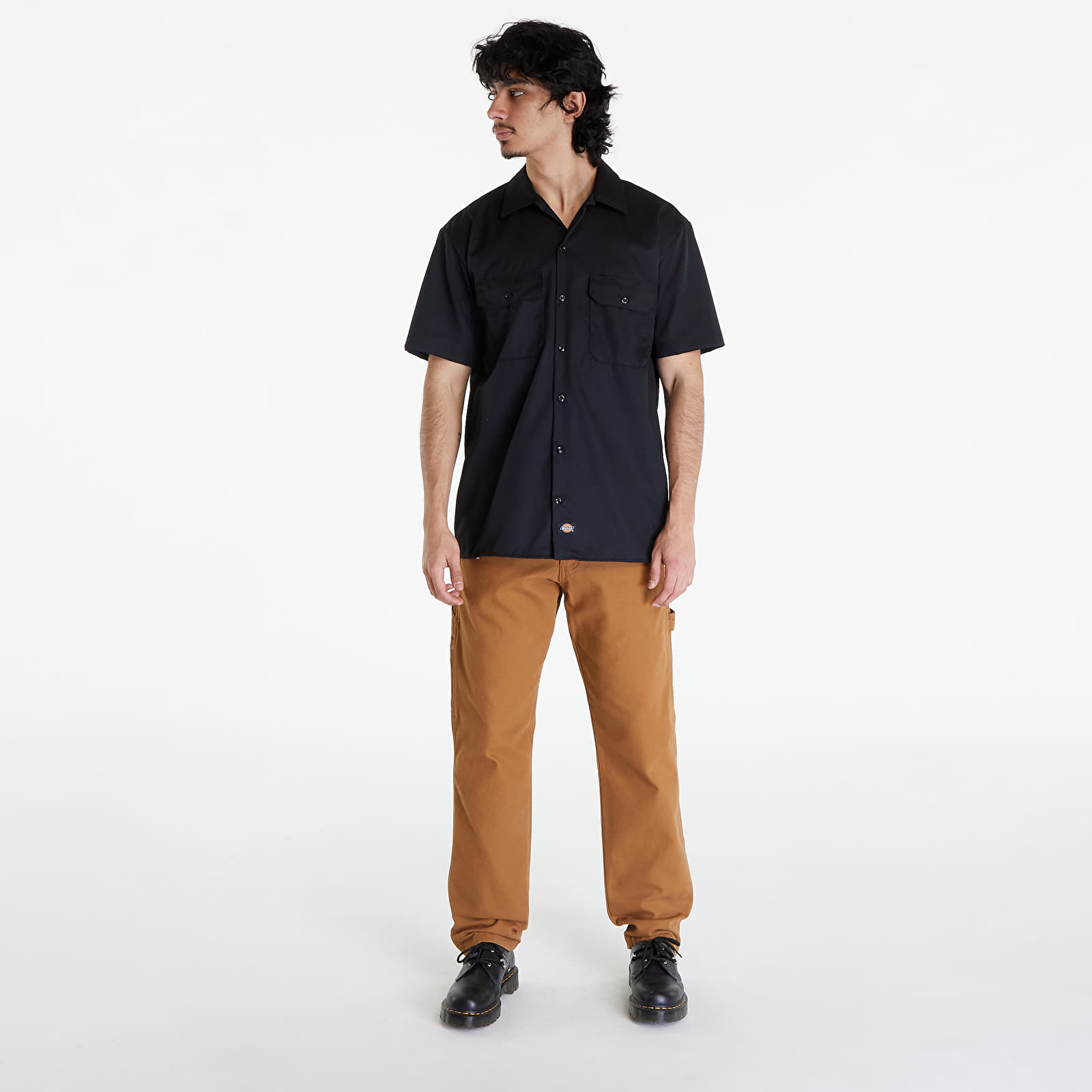 Pants and jeans Dickies Duck Canvas Carpenter Trousers Stone Washed Brown Duck