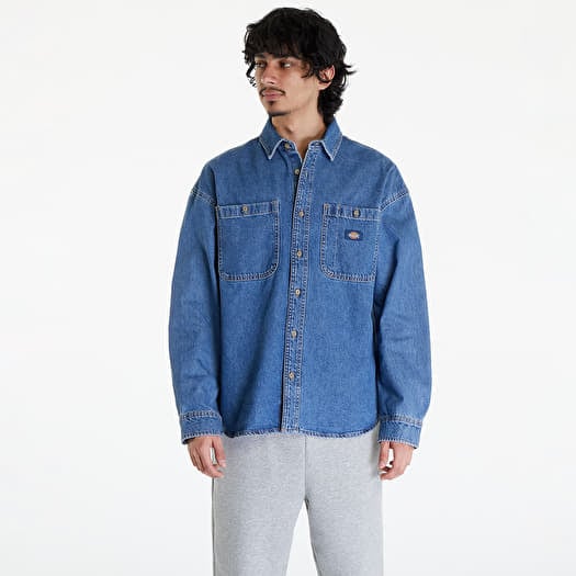 Hemd Dickies Houston Shirt Classic Blue