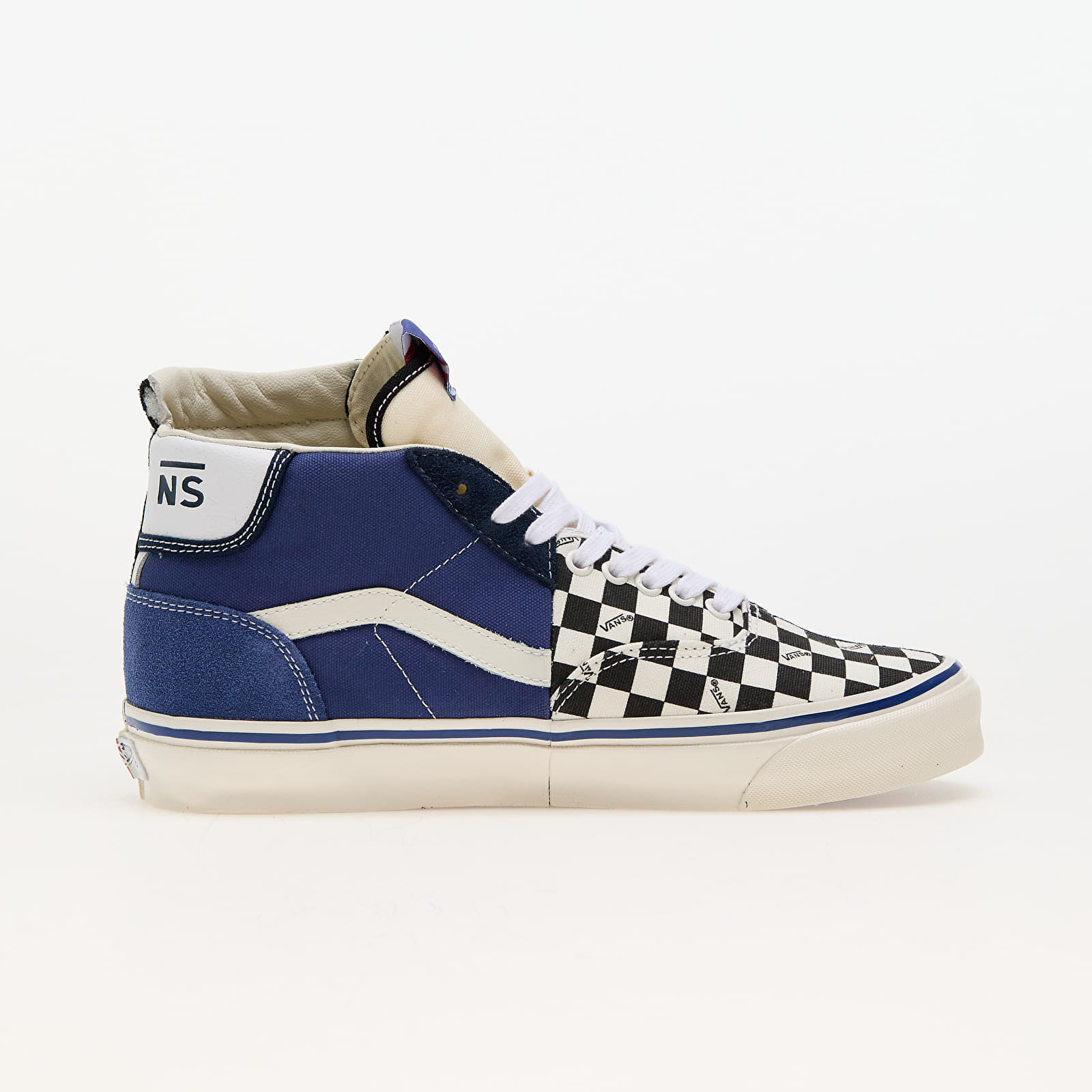 Herren Sneaker und Schuhe Vans Clash The Wall LX Suede/Canvas Black Checkerboard
