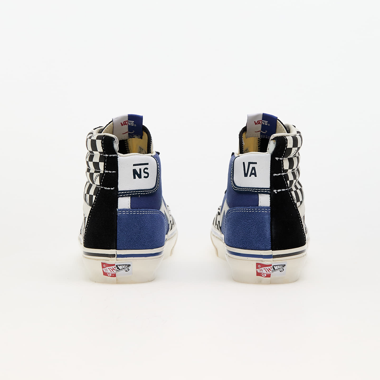 Herren Sneaker und Schuhe Vans Clash The Wall LX Suede/Canvas Black Checkerboard