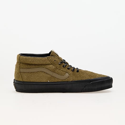 Vans mid top hombre olive best sale