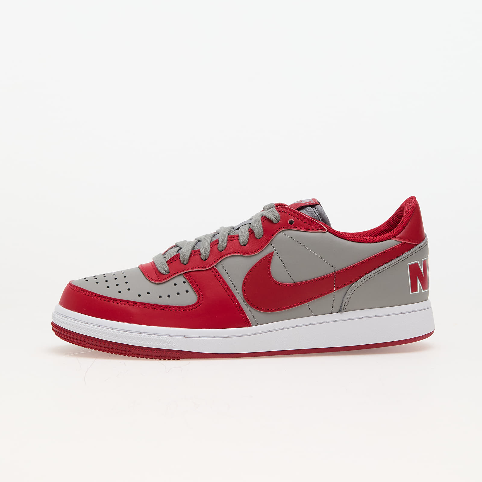 Men s shoes Nike Terminator Low Medium Grey Varsity Red White Footshop