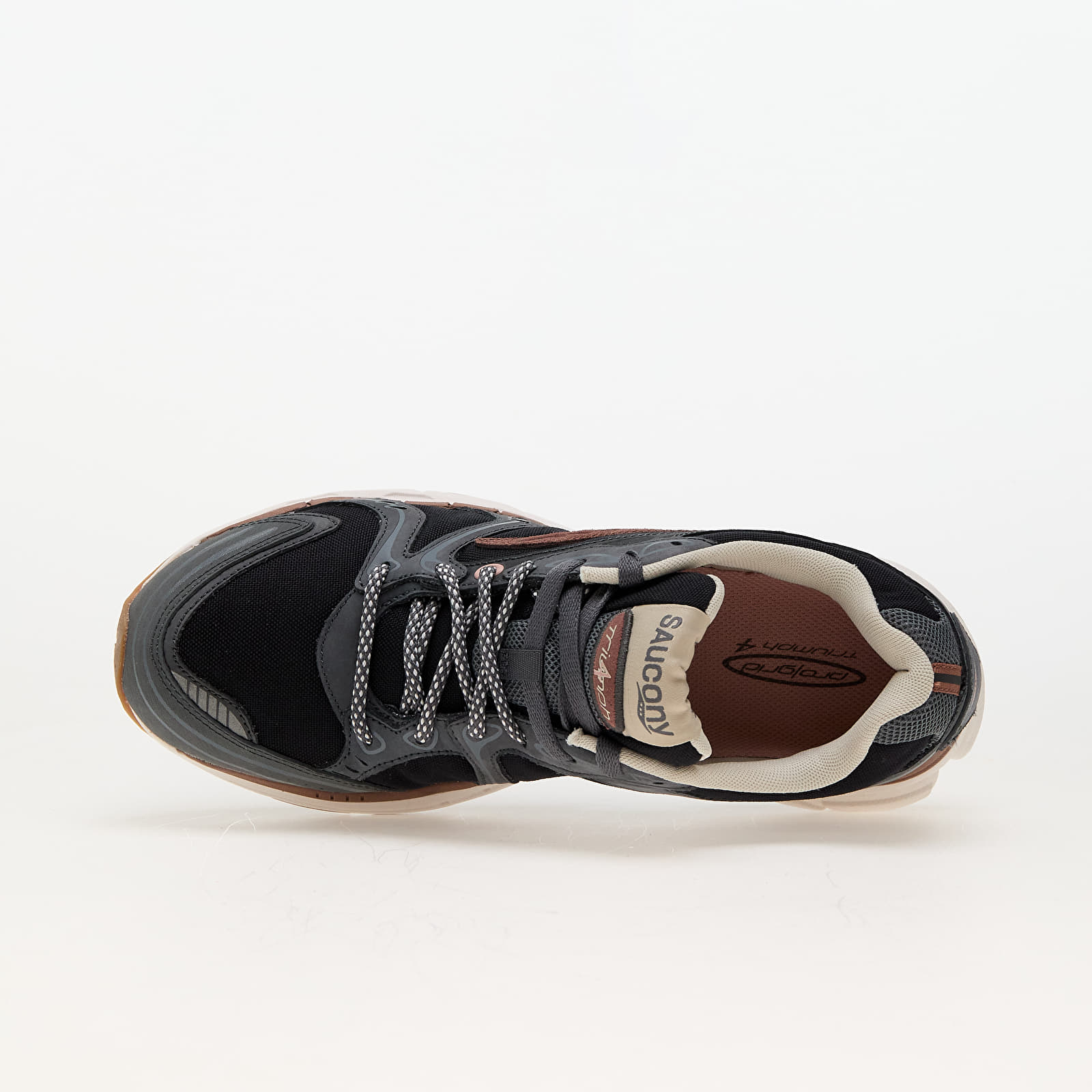 Pánské tenisky a boty Saucony Progrid Triumph 4 Grey/ Brown