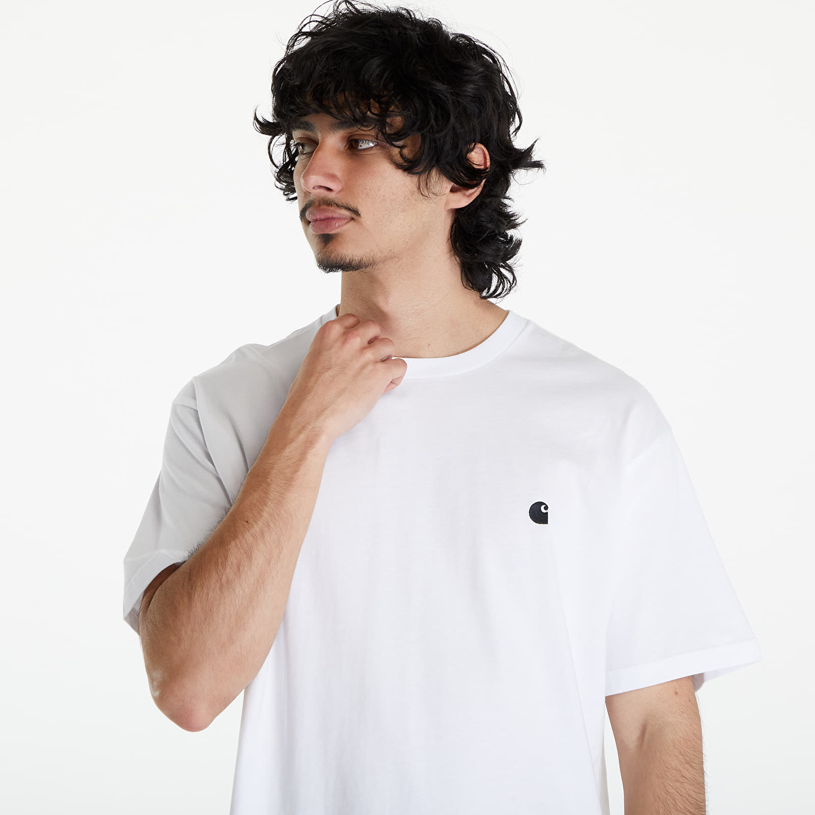 T-Shirts Carhartt WIP Short Sleeve Madison T-Shirt UNISEX White/ Black