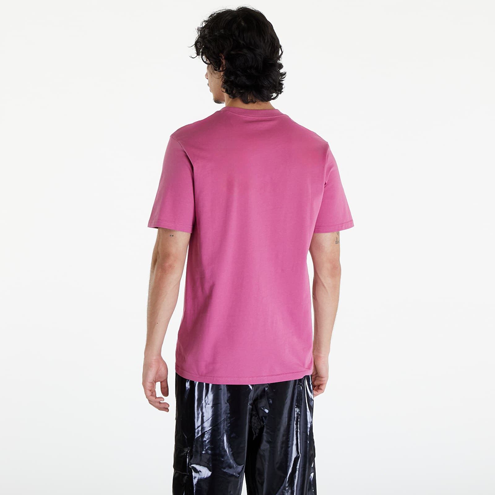 Trička Carhartt WIP Short Sleeve Script T-Shirt UNISEX Magenta/ Black