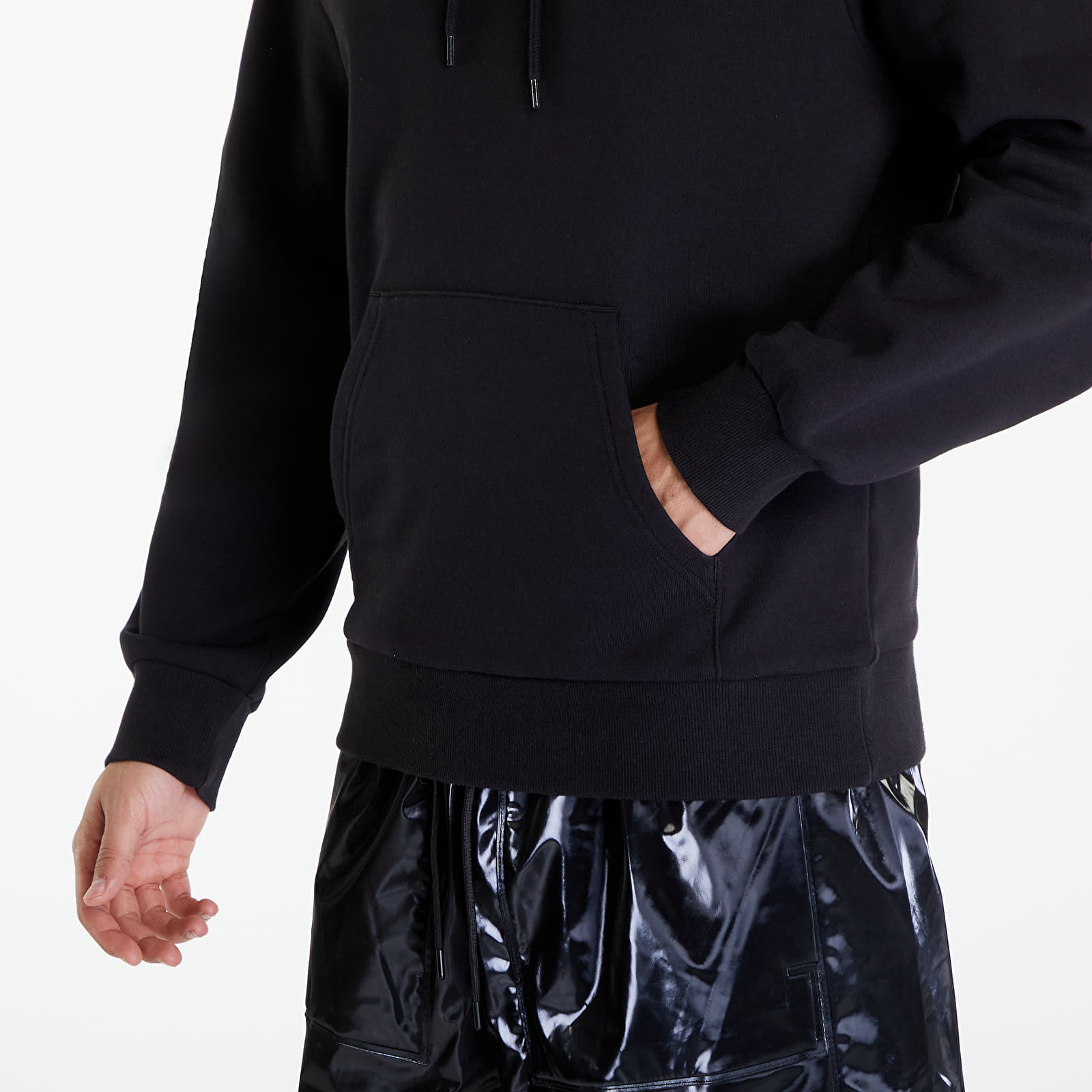 Bluzy Carhartt WIP Script Embroidery Hoodie UNISEX Black/ White
