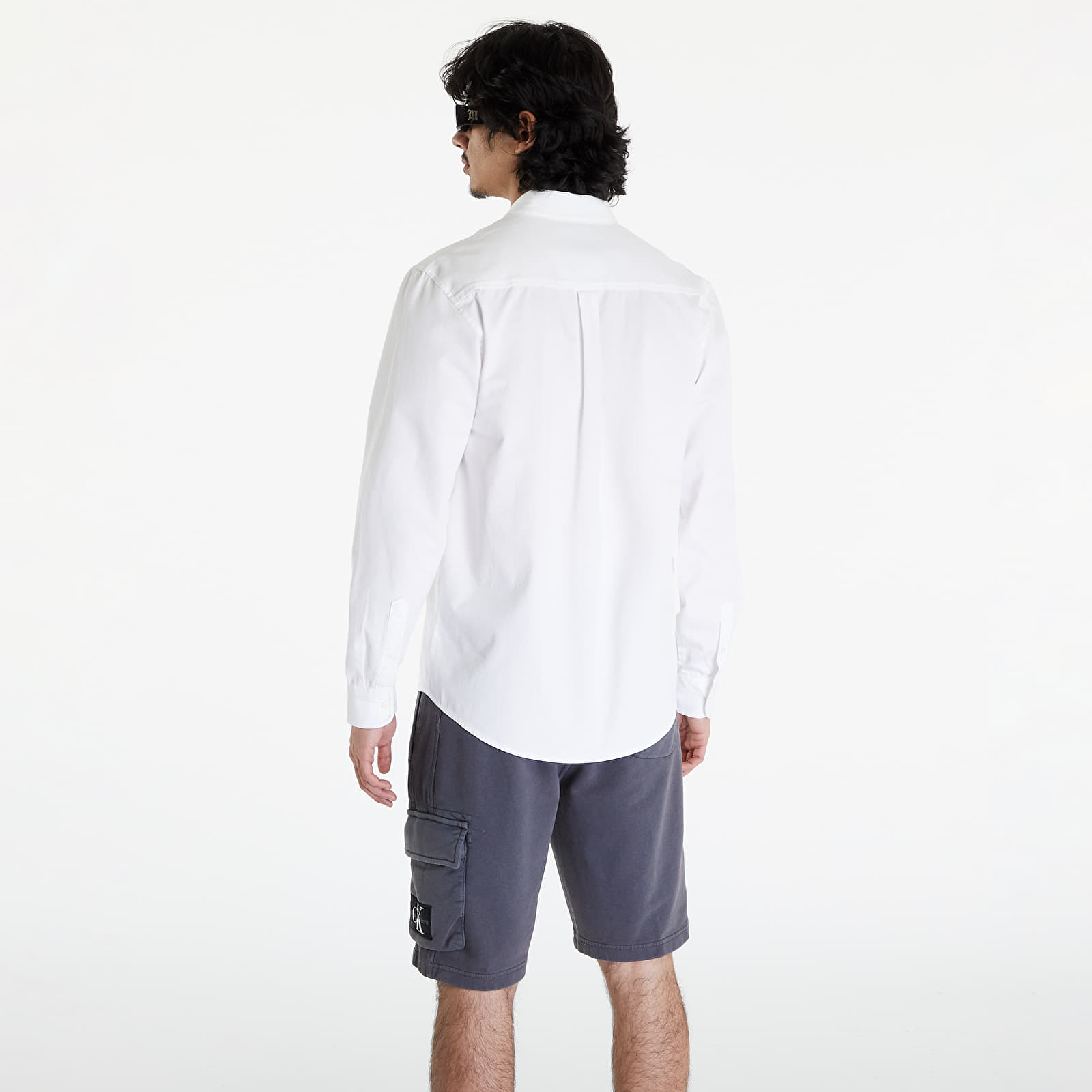 Koszule Carhartt WIP Long Sleeve Madison Shirt UNISEX White/ Black