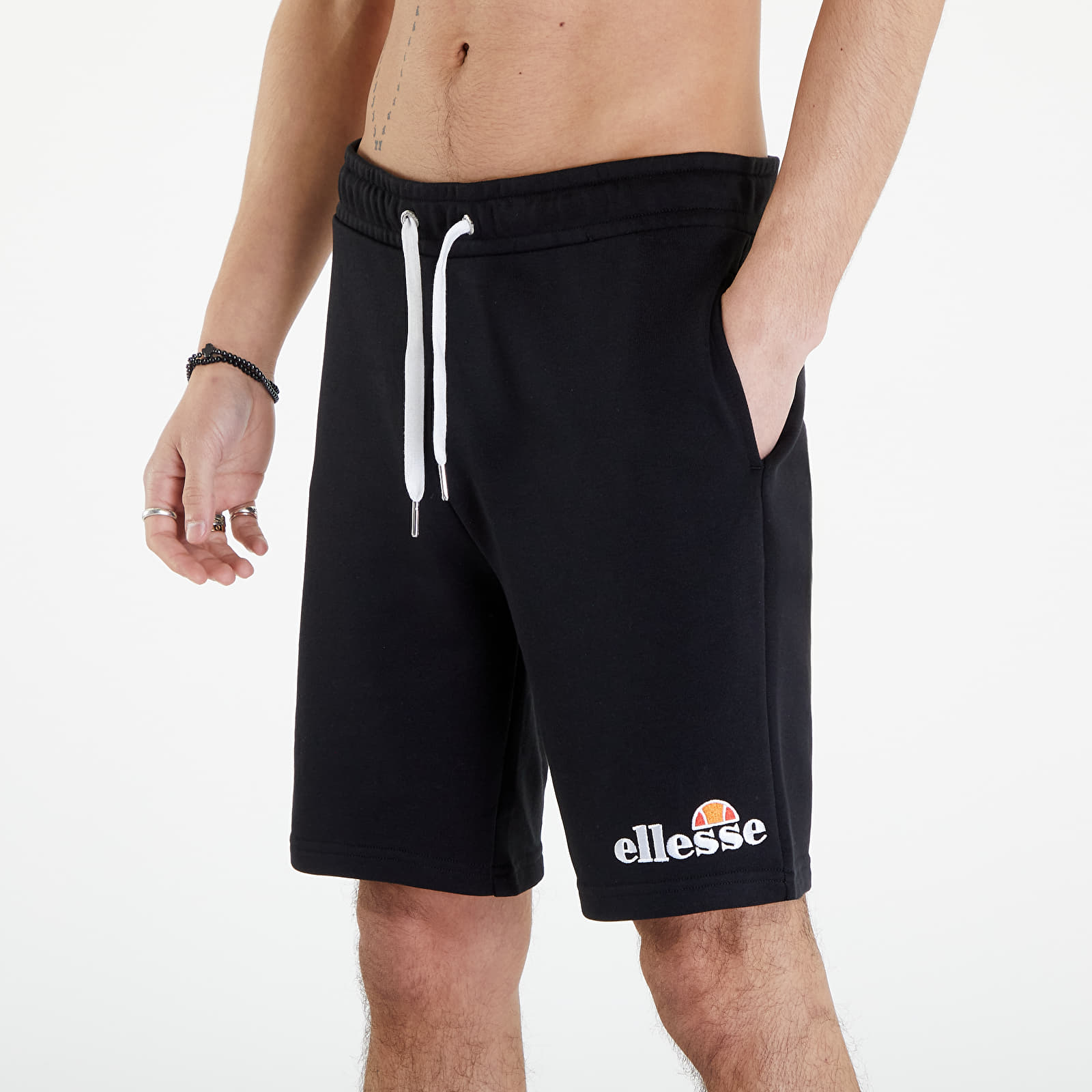 Pantaloncini Ellesse Silvan Fleece Short Black