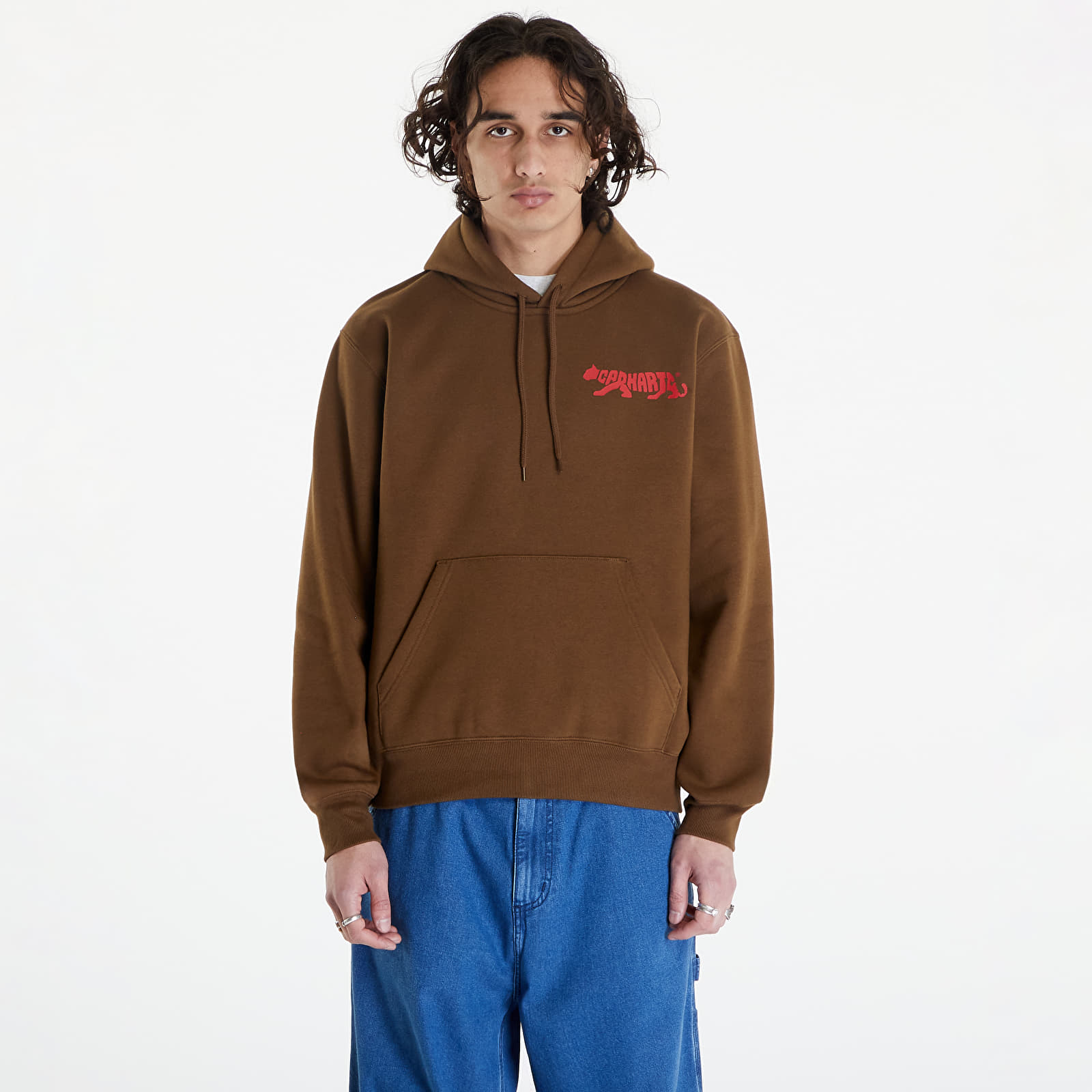Hanorace Carhartt WIP Rocky Script Hoodie UNISEX Lumber