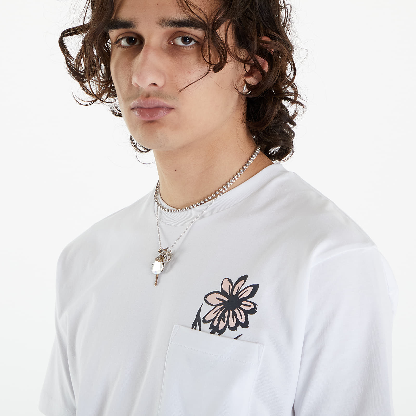 T-Shirts Vans Brush Petal Ss Tee White
